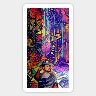 Abstract Schoolboy Q Sticker